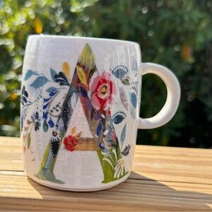 Anthropologie “A” Mug